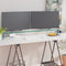 vidaXL - TV-meubel/monitorverhoger - transparant - 120x30x13 - cm - glas