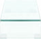 vidaXL - TV-meubel/monitorverhoger - transparant - 60x25x11 - cm - glas