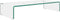 vidaXL - Tv-meubel/monitorverhoger - transparant - 70x30x13 - cm - glas