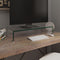 vidaXL - Tv-meubel/monitorverhoger - transparant - 70x30x13 - cm - glas
