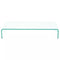 vidaXL - Tv-meubel/monitorverhoger - transparant - 70x30x13 - cm - glas