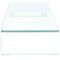 vidaXL - Tv-meubel/monitorverhoger - transparant - 70x30x13 - cm - glas