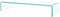 vidaXL - Tv-meubel/monitorverhoger - transparant - 80x30x13 - cm - glas