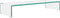 vidaXL - Tv-meubel/monitorverhoger - transparant - 80x30x13 - cm - glas