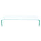 vidaXL - Tv-meubel/monitorverhoger - transparant - 80x30x13 - cm - glas