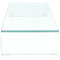 vidaXL - Tv-meubel/monitorverhoger - transparant - 80x30x13 - cm - glas