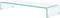 vidaXL - Tv-meubel/monitorverhoger - transparant - 90x30x13 - cm - glas