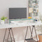 vidaXL - Tv-meubel/monitorverhoger - transparant - 90x30x13 - cm - glas