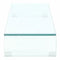 vidaXL - Tv-meubel/monitorverhoger - transparant - 90x30x13 - cm - glas