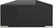 vidaXL - TV-meubel/monitorverhoger - zwart - 100x30x13 - cm - glas