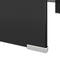 vidaXL - TV-meubel/monitorverhoger - zwart - 100x30x13 - cm - glas