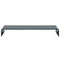 vidaXL - TV-meubel/monitorverhoger - zwart - 100x30x13 - cm - glas