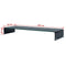 vidaXL - TV-meubel/monitorverhoger - zwart - 100x30x13 - cm - glas