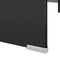 vidaXL - TV-meubel/monitorverhoger - zwart - 110x30x13 - cm - glas