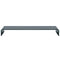 vidaXL - TV-meubel/monitorverhoger - zwart - 110x30x13 - cm - glas