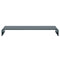 vidaXL - TV-meubel/monitorverhoger - zwart - 120x30x13 - cm - glas
