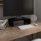 vidaXL - Tv-meubel/monitorverhoger - zwart - 40x25x11 - cm - glas
