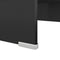 vidaXL - Tv-meubel/monitorverhoger - zwart - 40x25x11 - cm - glas