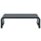 vidaXL - Tv-meubel/monitorverhoger - zwart - 40x25x11 - cm - glas