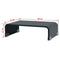 vidaXL - Tv-meubel/monitorverhoger - zwart - 40x25x11 - cm - glas