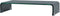 vidaXL - TV-meubel/monitorverhoger - zwart - 60x25x11 - cm - glas