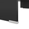 vidaXL - TV-meubel/monitorverhoger - zwart - 60x25x11 - cm - glas