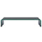 vidaXL - TV-meubel/monitorverhoger - zwart - 60x25x11 - cm - glas