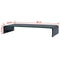 vidaXL - Tv-meubel/monitorverhoger - zwart - 80x30x13 - cm - glas