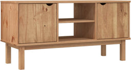 vidaXL - Tv-meubel - OTTA - 113,5x43x57 - cm - massief - grenenhout