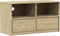 vidaXL - Tv-meubel - SAUDA - 99x43x55 - cm - massief - grenenhout - eikenkleurig
