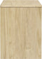 vidaXL - Tv-meubel - SAUDA - 99x43x55 - cm - massief - grenenhout - eikenkleurig