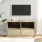 vidaXL - Tv-meubel - SAUDA - 99x43x55 - cm - massief - grenenhout - eikenkleurig