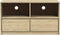 vidaXL - Tv-meubel - SAUDA - 99x43x55 - cm - massief - grenenhout - eikenkleurig
