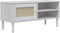 vidaXL - Tv-meubel - SENJA - 106x40x49 - cm - rattan - massief - grenenhout - wit