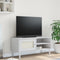 vidaXL - Tv-meubel - SENJA - 106x40x49 - cm - rattan - massief - grenenhout - wit