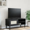 vidaXL - Tv-meubel - SENJA - 106x40x49 - cm - rattan - massief - grenenhout - zwart