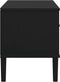 vidaXL - Tv-meubel - SENJA - 106x40x49 - cm - rattan - massief - grenenhout - zwart