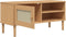 vidaXL - Tv-meubel - SENJA - 106x40x49 - cm - rattan - massief - grenenhout - bruin