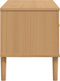 vidaXL - Tv-meubel - SENJA - 106x40x49 - cm - rattan - massief - grenenhout - bruin