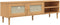 vidaXL - Tv-meubel - SENJA - 158x40x49 - cm - rattan-look - grenenhout - bruin