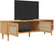 vidaXL - Tv-meubel - SENJA - 158x40x49 - cm - rattan-look - grenenhout - bruin