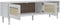 vidaXL - Tv-meubel - SENJA - 158x40x49 - cm - rattan-look - massief - grenenhout - wit