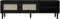 vidaXL - Tv-meubel - SENJA - 158x40x49 - cm - rattan-look - massief - grenen - zwart