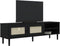 vidaXL - Tv-meubel - SENJA - 158x40x49 - cm - rattan-look - massief - grenen - zwart
