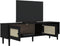 vidaXL - Tv-meubel - SENJA - 158x40x49 - cm - rattan-look - massief - grenen - zwart
