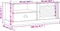 vidaXL - Tv-meubel - VIGO - 106x40x40 - cm - massief - grenenhout - grijs