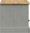vidaXL - Tv-meubel - VIGO - 106x40x40 - cm - massief - grenenhout - grijs