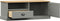 vidaXL - Tv-meubel - VIGO - 106x40x40 - cm - massief - grenenhout - grijs