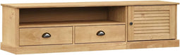 vidaXL - Tv-meubel - VIGO - 156x40x40 - cm - massief - grenenhout