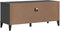 vidaXL - Tv-meubel - VIKEN - massief - grenenhout - antracietgrijs